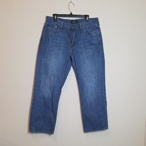Lucky Brand Men's Medium Blue Straight Jeans Size 34/30